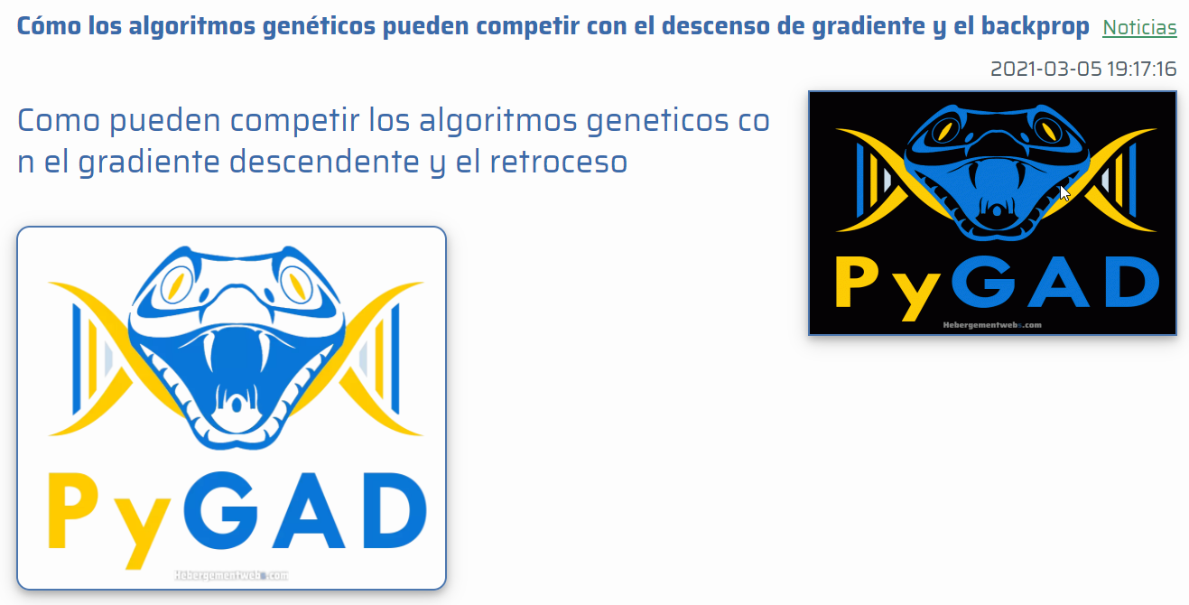 Cómo los algoritmos genéticos pueden competir con el descenso de gradiente y el backprop